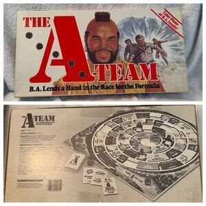 Vintage 1980’s Parker Brothers A-Team board game – all pieces included/complete